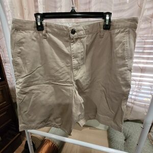 Dockers Men's Khaki Flat Front Shorts